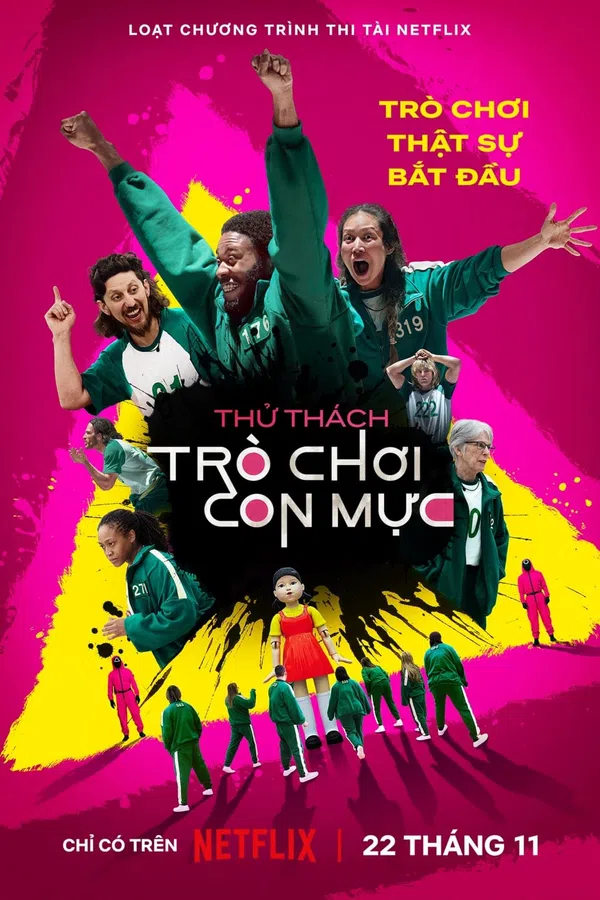 Poster phim Thử thách Trò chơi con mực trên SubNhanh